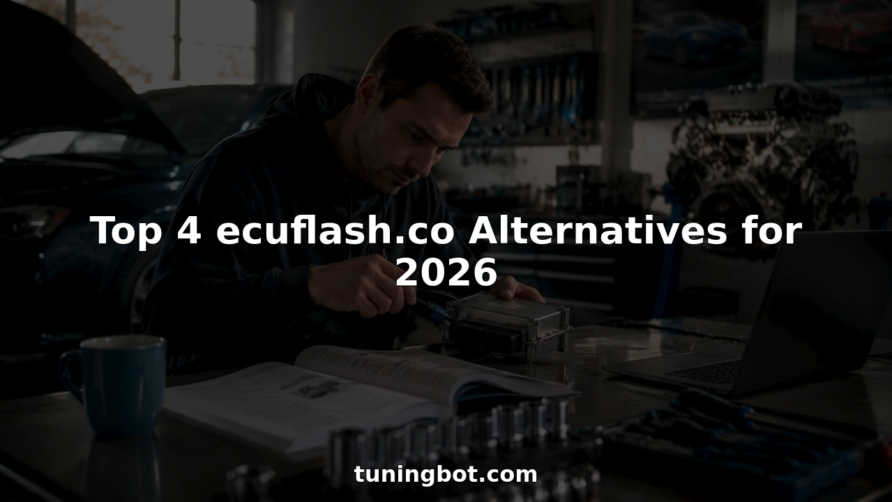 Automotive Tuner Working On Vehicle Ecu Chip At Workshop Bench