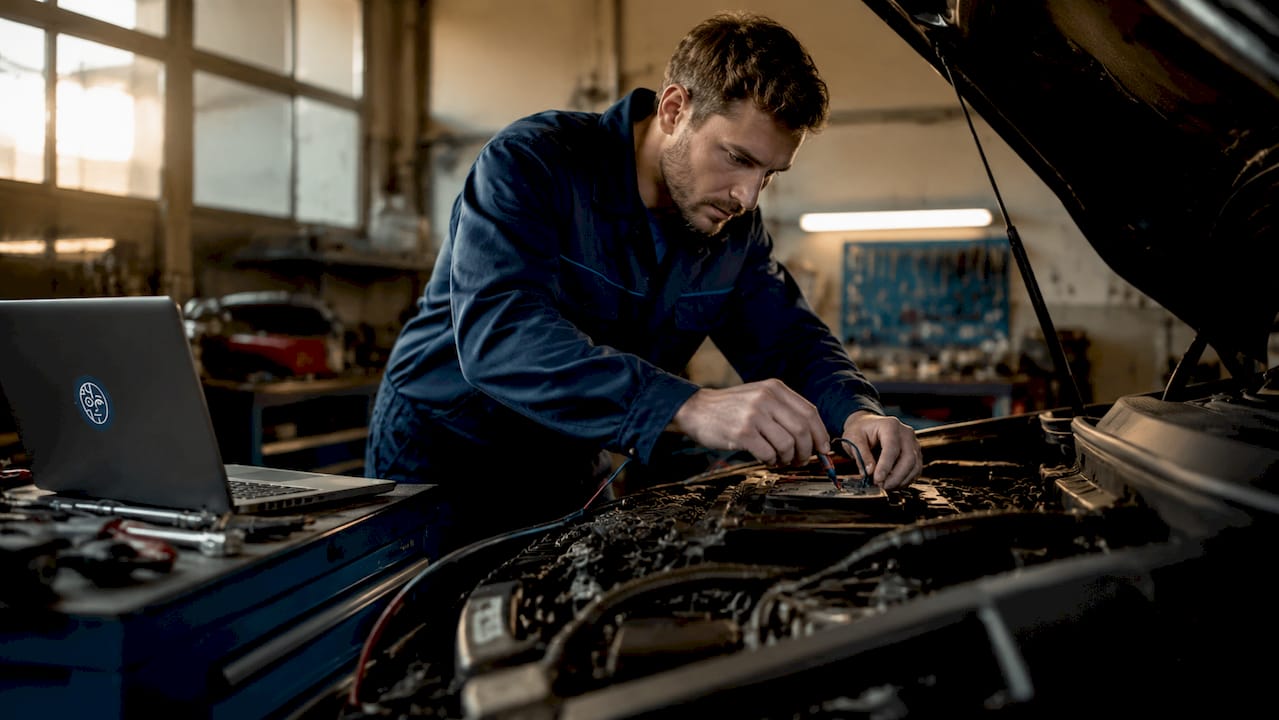 Exhaust Upgrade Remap: What It Is And Why It Matters Mechanic Performing Exhaust Upgrade Remap In Garage