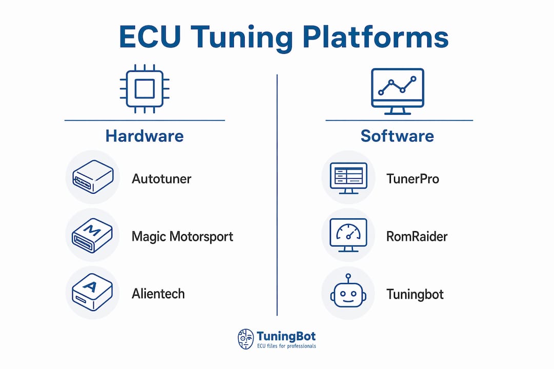 Best Alientech Kess3 Alternatives For Professional Tuners Infographic Comparing Hardware And Software Ecu Tuning Platforms