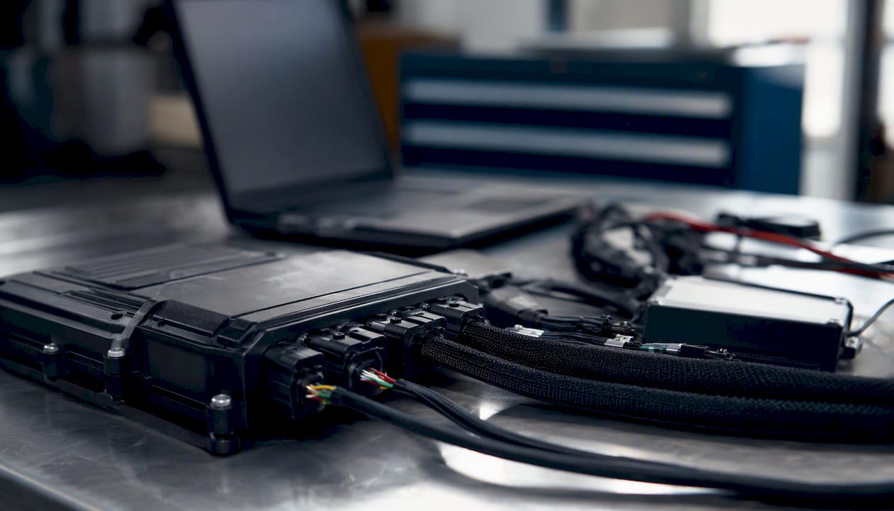 Tuning Hardware Interface Device With Cables Connected