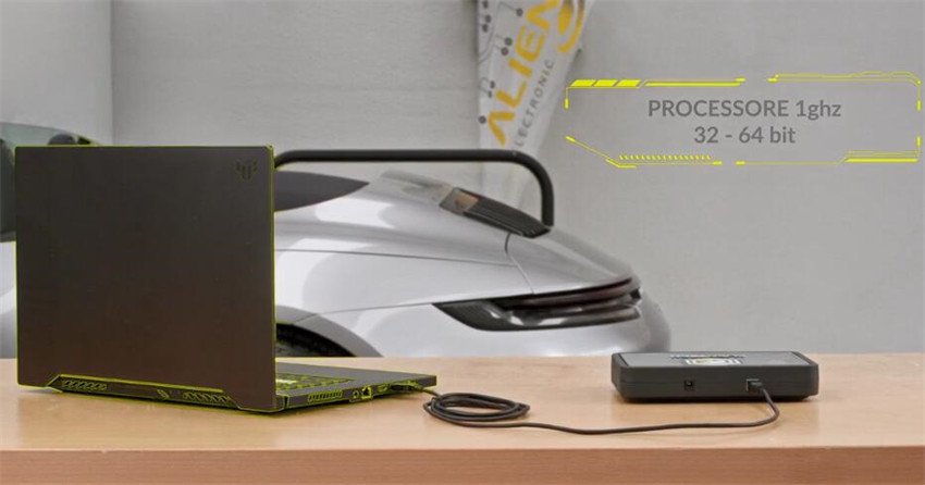 KESS3 connected and Alientech Suite running