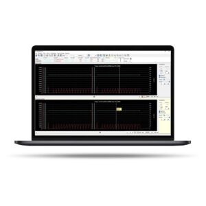 Alientech ECM Titanium calibration software running on a laptop - Credits version with USB dongle