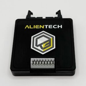 Unidade de hardware Alientech KESS3 Unlock Module 14AS00T11S - vista frontal com borne de 8 pinos