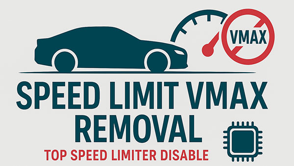 Rimozione del limite di velocità VMAX - banner di disabilitazione del limitatore di velocità massima